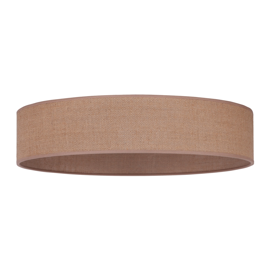 Duolla - LED-kattovalaisin ROLLER LED/24W/230V halkaisija 45 cm vaaleanruskea