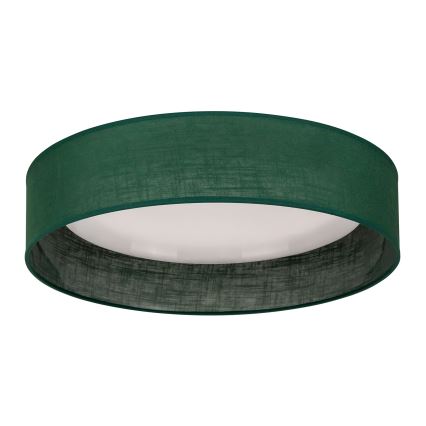 Duolla - LED-kattovalaisin ROLLER LED/24W/230V halkaisija 45 cm vihreä
