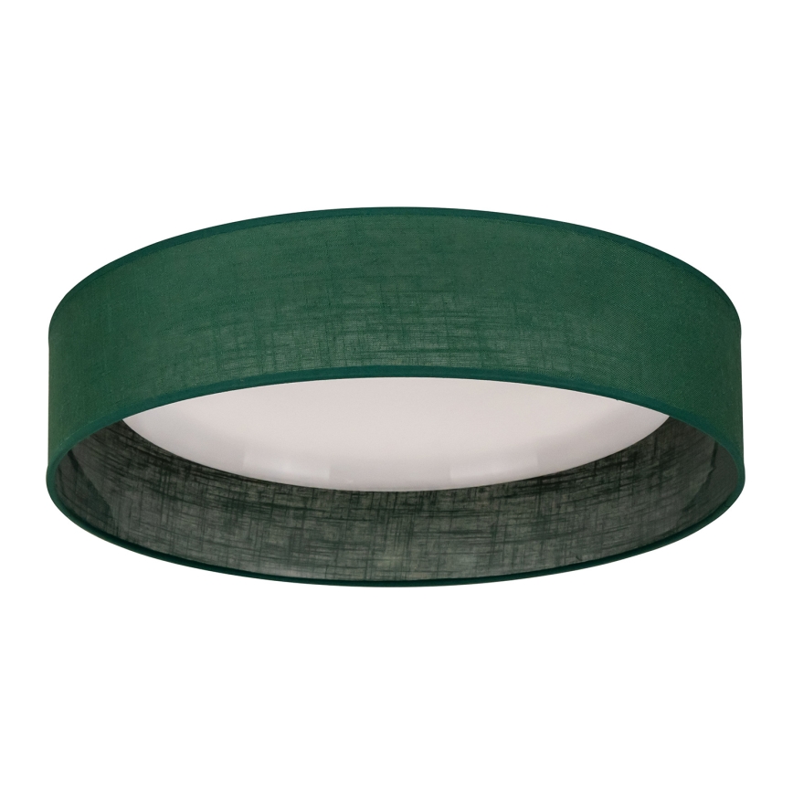 Duolla - LED-kattovalaisin ROLLER LED/24W/230V halkaisija 45 cm vihreä