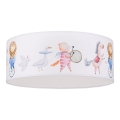 Duolla - LED lasten kattovalaisin CORTINA LED/26W/230V halkaisija 40 cm 4000K