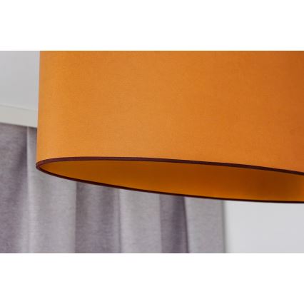 Duolla - Ripustettava kattovalaisin OVAL VEGAN 1xE27/15W/230V ruskea