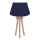 Duolla - Pöytävalaisin BOUCLE 1xE27/15W/230V halkaisija 28 cm sininen/puu