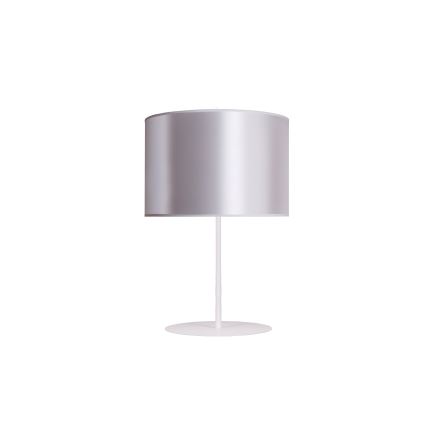 Duolla - Pöytävalaisin CANNES 1xE14/15W/230V halkaisija 20 cm hopea/kupari/valkoinen