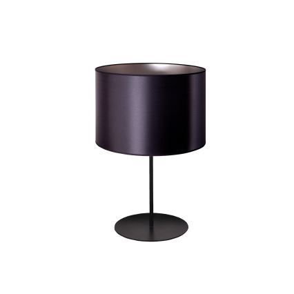 Duolla - Pöytävalaisin CANNES 1xE14/15W/230V halkaisija 20 cm musta/hopea
