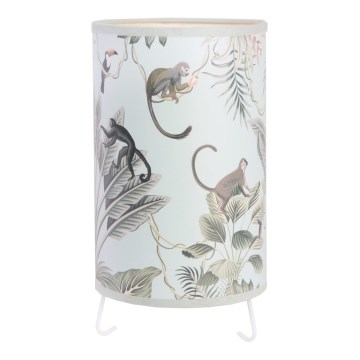 Duolla - Pöytävalaisin MONKEYS 1xE14/15W/230V halkaisija 12,5 cm