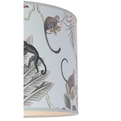 Duolla - Pöytävalaisin MONKEYS 1xE14/15W/230V halkaisija 12,5 cm