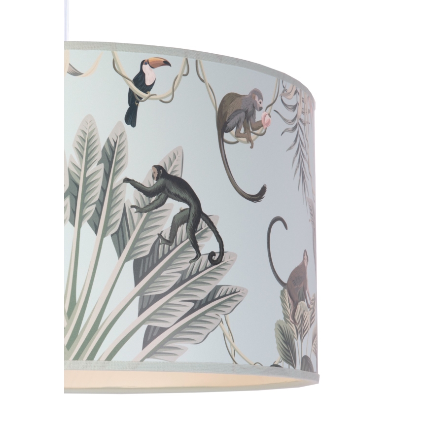Duolla - Pöytävalaisin MONKEYS 1xE27/15W/230V halkaisija 17,4 cm