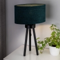 Duolla - Pöytävalaisin OVAL 1xE27/15W/230V halkaisija 30 cm vihreä