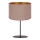 Duolla - Pöytävalaisin ROLLER 1xE14/15W/230V halkaisija 20 cm beige/kulta