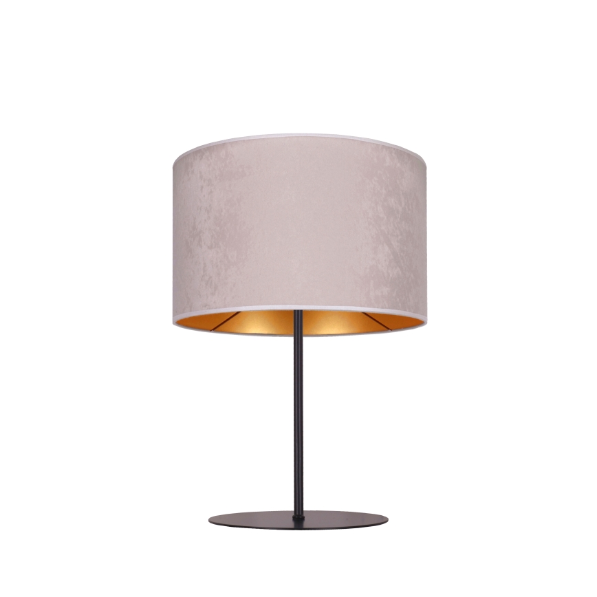 Duolla - Pöytävalaisin ROLLER 1xE14/15W/230V halkaisija 20 cm harmaa/kulta