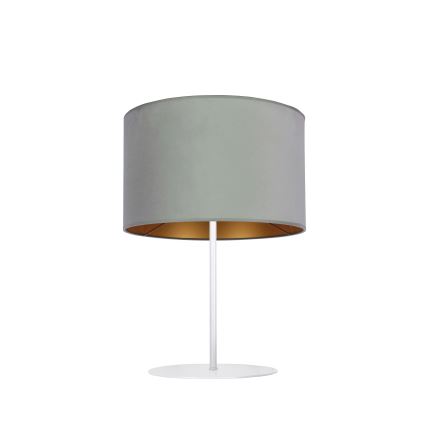 Duolla - Pöytävalaisin ROLLER 1xE14/15W/230V halkaisija 20 cm vaaleanvihreä/kulta