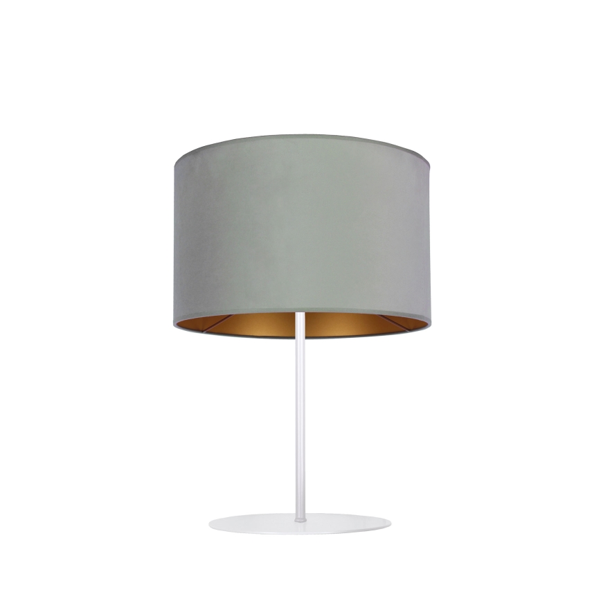 Duolla - Pöytävalaisin ROLLER 1xE14/15W/230V halkaisija 20 cm vaaleanvihreä/kulta
