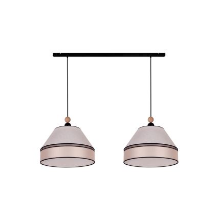 Duolla - Riippuvalaisin AVIGNON 2xE27/15W/230V beige