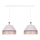 Duolla - Riippuvalaisin AVIGNON 2xE27/15W/230V valkoinen/beige