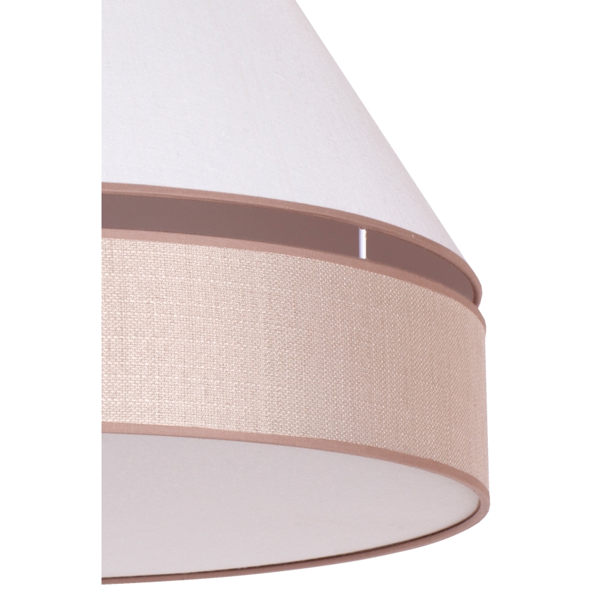 Duolla - Riippuvalaisin AVIGNON 2xE27/15W/230V valkoinen/beige