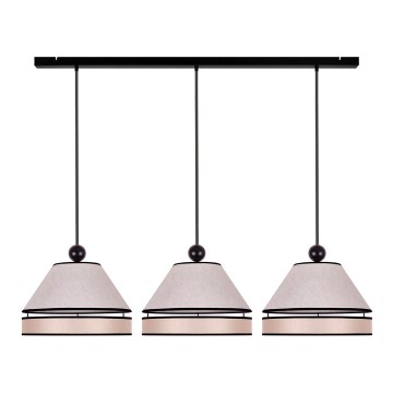 Duolla - Riippuvalaisin AVIGNON 3xE27/15W/230V beige