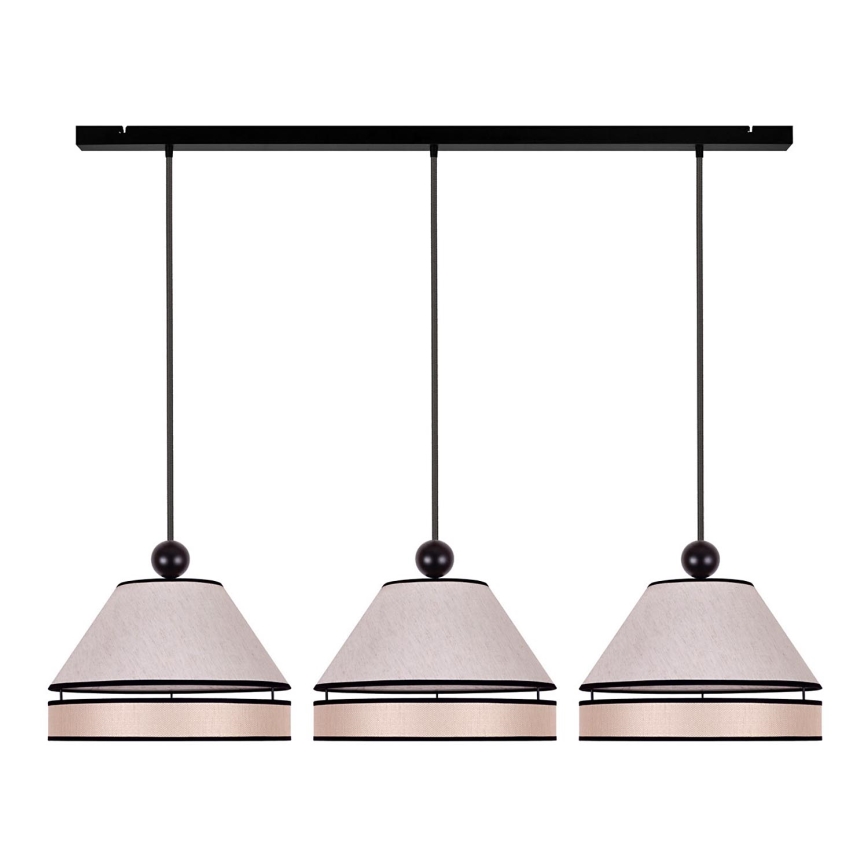 Duolla - Riippuvalaisin AVIGNON 3xE27/15W/230V beige