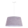 Duolla - Riippuvalaisin BOUCLE 1xE27/15W/230V d. 50 cm harmaa