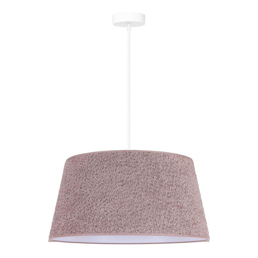 Duolla - Riippuvalaisin BOUCLE 1xE27/15W/230V d. 50 cm ruskea