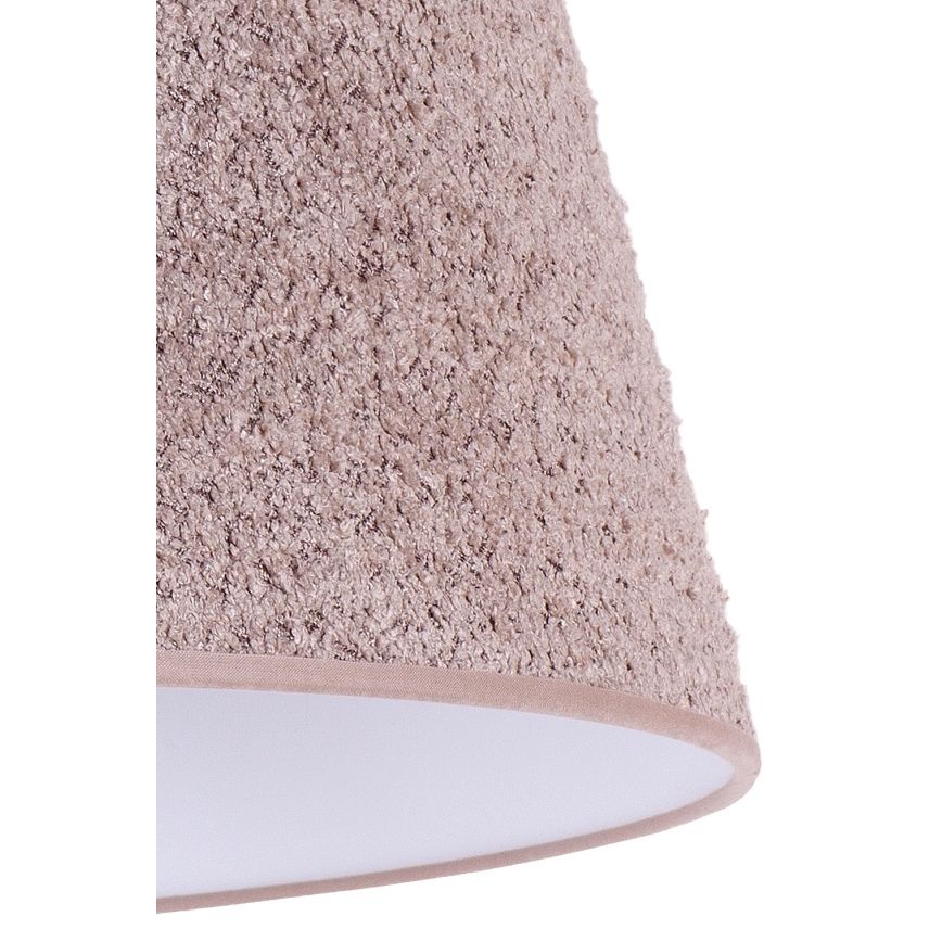 Duolla - Riippuvalaisin BOUCLE 1xE27/15W/230V d. 50 cm ruskea