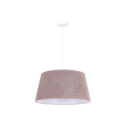 Duolla - Riippuvalaisin BOUCLE 1xE27/15W/230V d. 50 cm ruskea