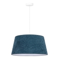 Duolla - Riippuvalaisin BOUCLE 1xE27/15W/230V d. 50 cm turkoosi