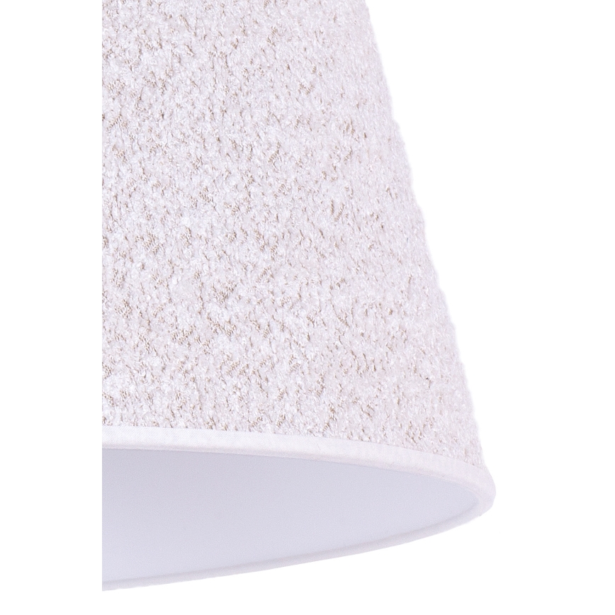 Duolla - Riippuvalaisin BOUCLE 1xE27/15W/230V d. 50 cm valkoinen