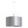 Duolla - Riippuvalaisin CANNES 1xE27/15W/230V d. 45 cm hopea