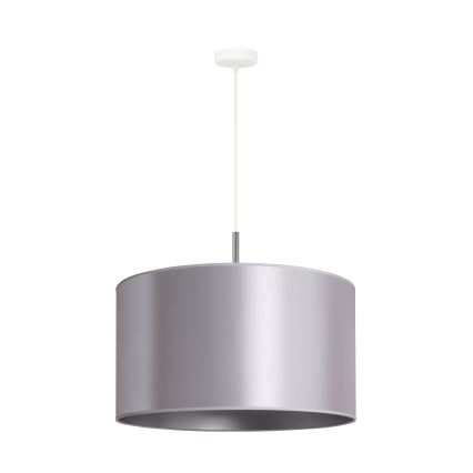 Duolla - Riippuvalaisin CANNES 1xE27/15W/230V d. 45 cm hopea