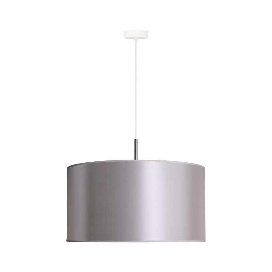 Duolla - Riippuvalaisin CANNES 1xE27/15W/230V d. 45 cm hopea