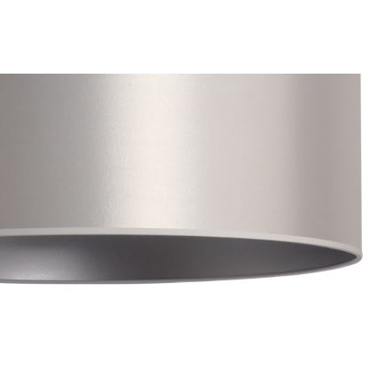 Duolla - Riippuvalaisin CANNES 1xE27/15W/230V d. 45 cm hopea