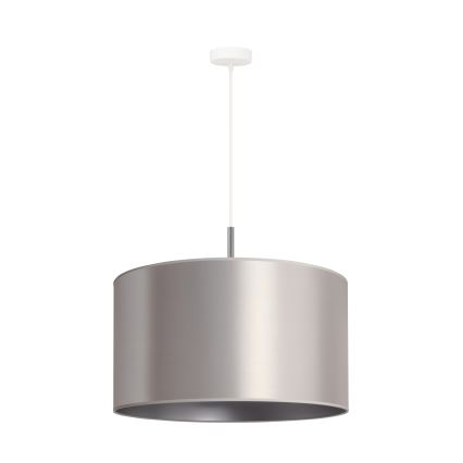 Duolla - Riippuvalaisin CANNES 1xE27/15W/230V d. 45 cm hopea