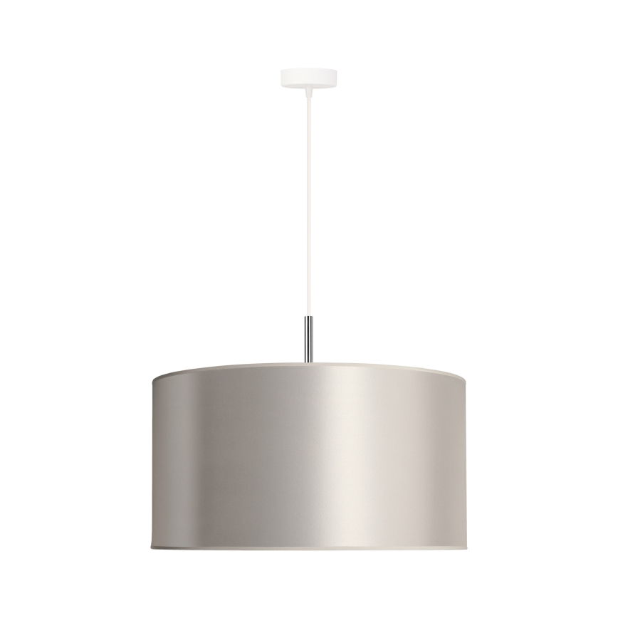 Duolla - Riippuvalaisin CANNES 1xE27/15W/230V d. 45 cm hopea