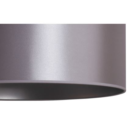 Duolla - Riippuvalaisin CANNES 1xE27/15W/230V d. 45 cm hopea
