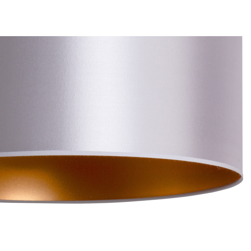 Duolla - Riippuvalaisin CANNES 1xE27/15W/230V d. 45 cm hopea/kupari