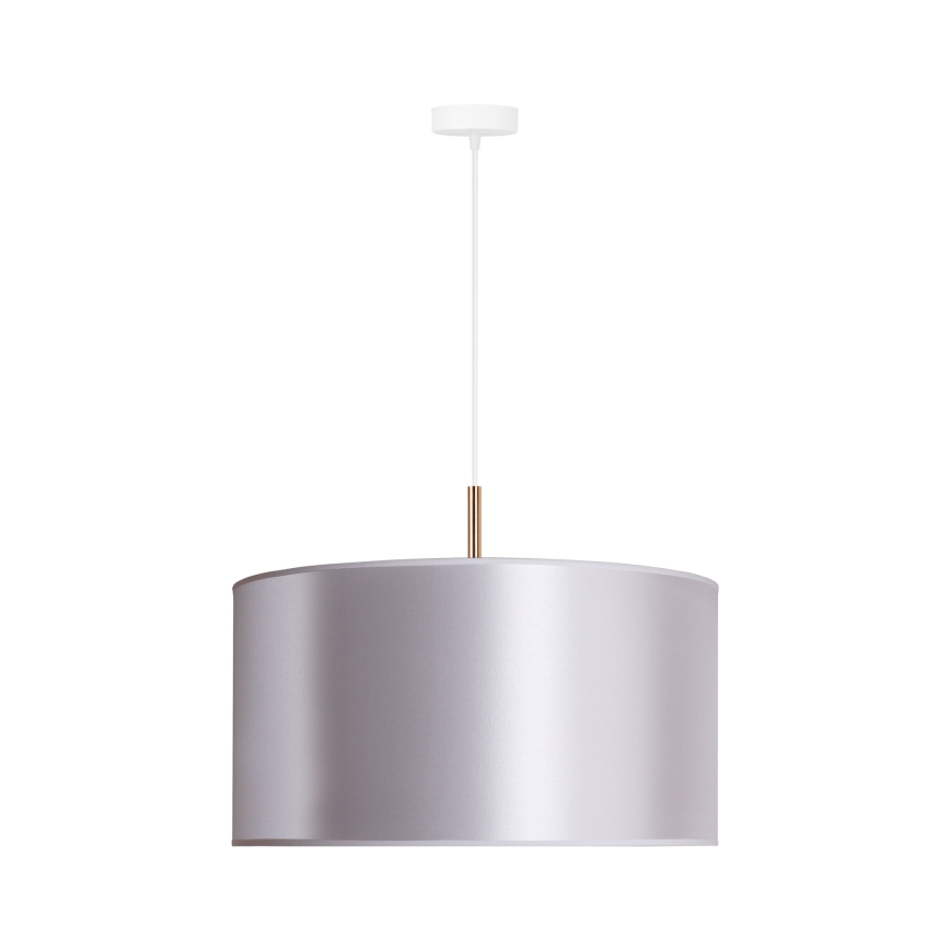Duolla - Riippuvalaisin CANNES 1xE27/15W/230V d. 45 cm hopea/kupari