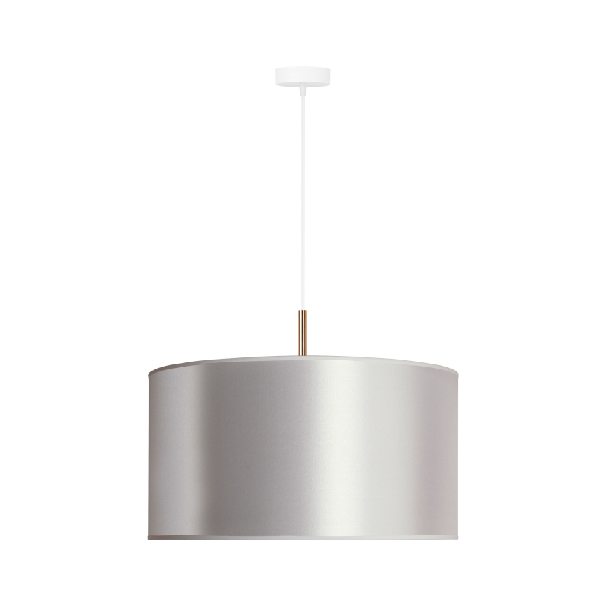 Duolla - Riippuvalaisin CANNES 1xE27/15W/230V d. 45 cm hopea/kupari