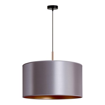 Duolla - Riippuvalaisin CANNES 1xE27/15W/230V d. 45 cm hopea/kupari