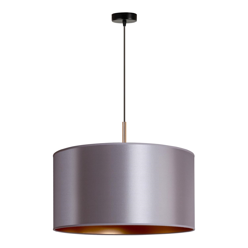 Duolla - Riippuvalaisin CANNES 1xE27/15W/230V d. 45 cm hopea/kupari