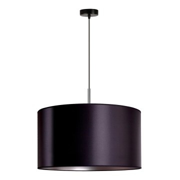 Duolla - Riippuvalaisin CANNES 1xE27/15W/230V d. 45 cm musta/hopea