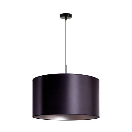Duolla - Riippuvalaisin CANNES 1xE27/15W/230V d. 45 cm musta/hopea