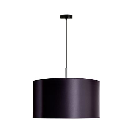 Duolla - Riippuvalaisin CANNES 1xE27/15W/230V d. 45 cm musta/hopea