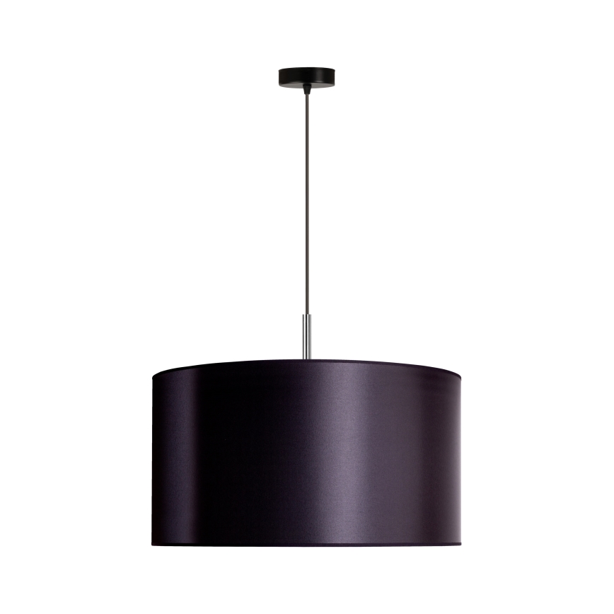 Duolla - Riippuvalaisin CANNES 1xE27/15W/230V d. 45 cm musta/hopea
