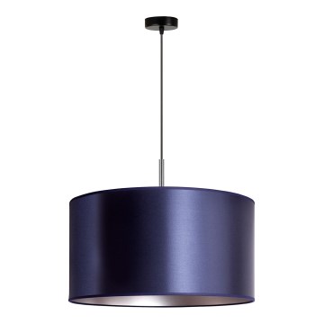Duolla - Riippuvalaisin CANNES 1xE27/15W/230V d. 45 cm sininen/hopea