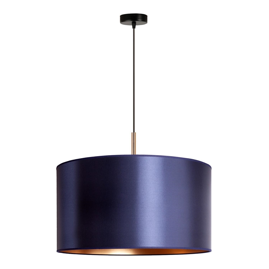 Duolla - Riippuvalaisin CANNES 1xE27/15W/230V d. 45 cm sininen/kupari