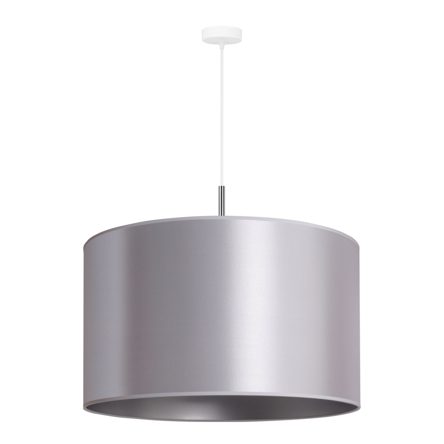 Duolla - Riippuvalaisin CANNES 1xE27/15W/230V d. 50 cm hopea