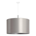 Duolla - Riippuvalaisin CANNES 1xE27/15W/230V d. 50 cm hopea