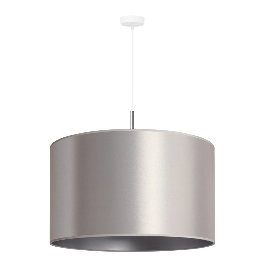 Duolla - Riippuvalaisin CANNES 1xE27/15W/230V d. 50 cm hopea