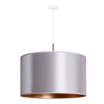 Duolla - Riippuvalaisin CANNES 1xE27/15W/230V d. 50 cm hopea/kupari