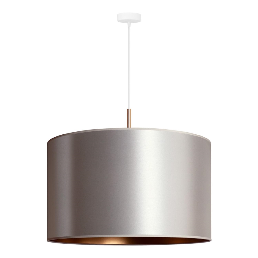 Duolla - Riippuvalaisin CANNES 1xE27/15W/230V d. 50 cm hopea/kupari